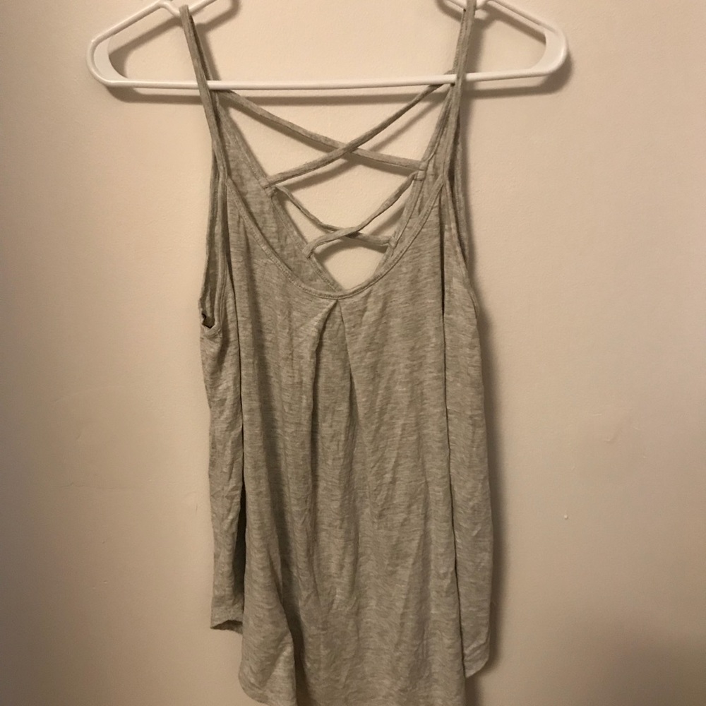 Anthropologie cross back tank top